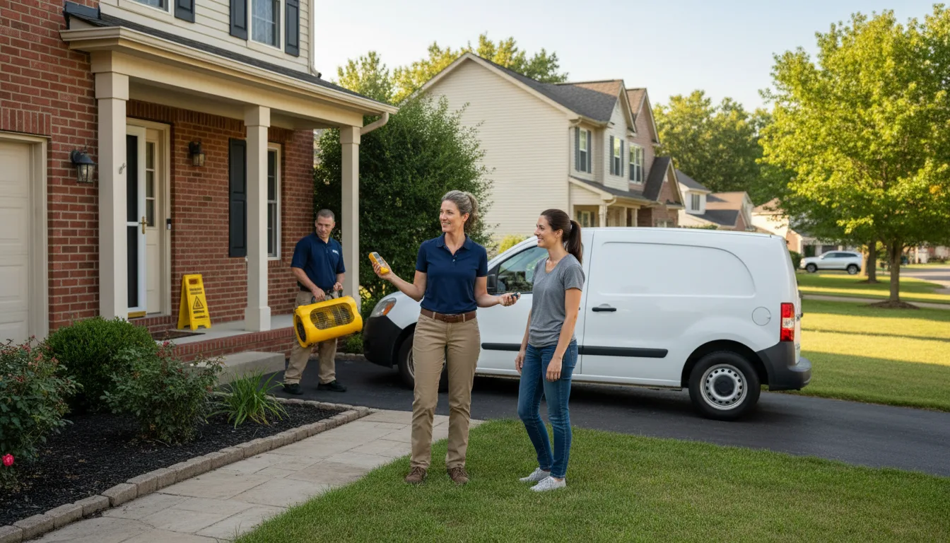 Residential water damage restoration in Casa Grande, AZ